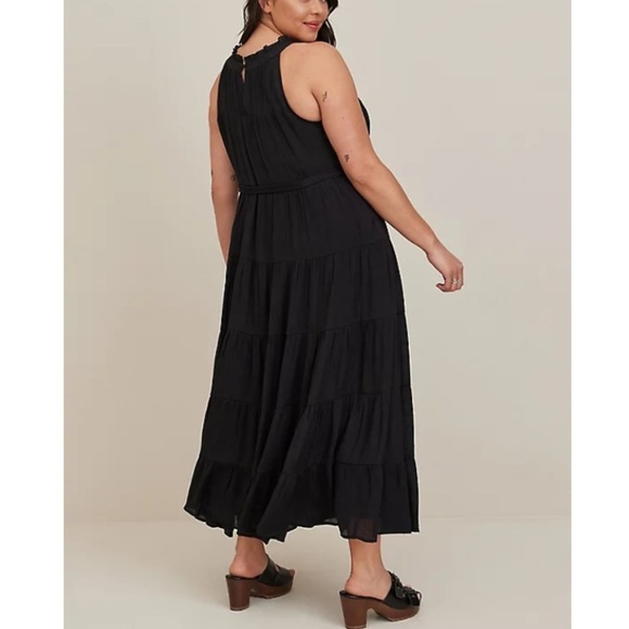 TORRID NWT MAXI LINDSAY HI-LOW TIERED DRESS - Picture 3 of 5